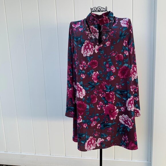 Peach Love Floral Dress size Small - Picture 8 of 14